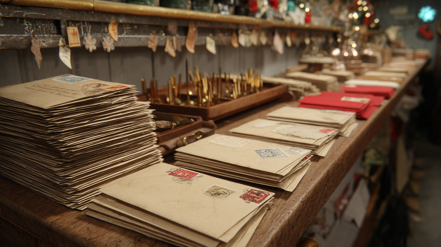 Falling Leaves & Flying Notes: North Pole Mail Sort