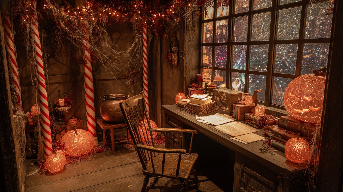 A Very North Pole Halloween — Shadows, Sparkle, and Seasonal Sanity