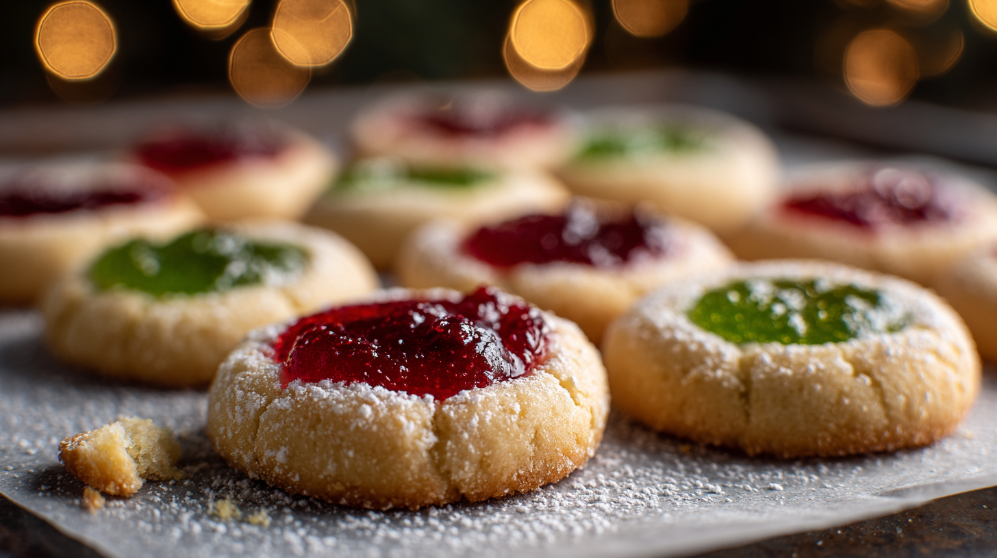 The 12 Cookies of Christmas — Cookie #10: Holly Jolly Jam Buttons