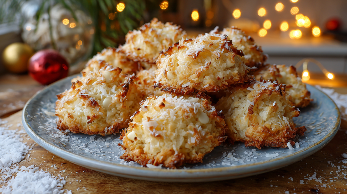 The 12 Cookies of Christmas — Cookie #6: Coconut Claus Clusters