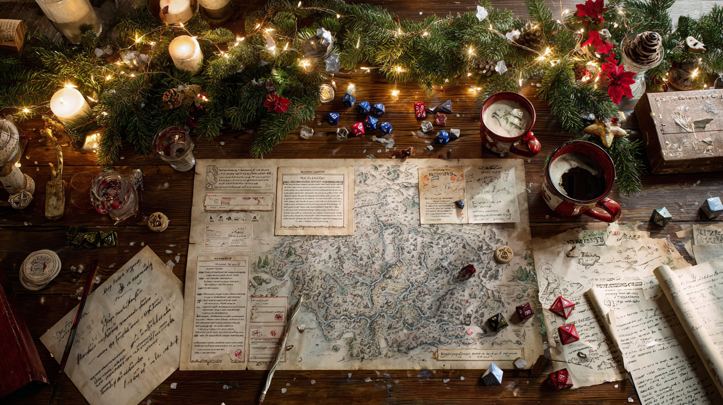 The Tinsel Tabletop: Roll for Christmas Spirit